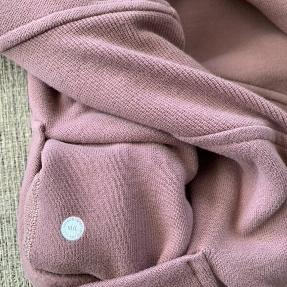 Lululemon Oversized Funnel Neck Scuba Twilight Rose size M/L - Picture 3 of 3